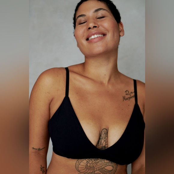 Womance microfiber black bralette U0008 - Picture 6 of 6